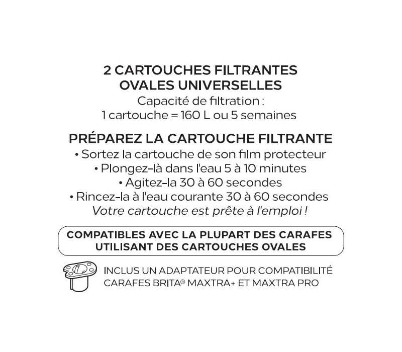 Cartouches Filtrantes X2